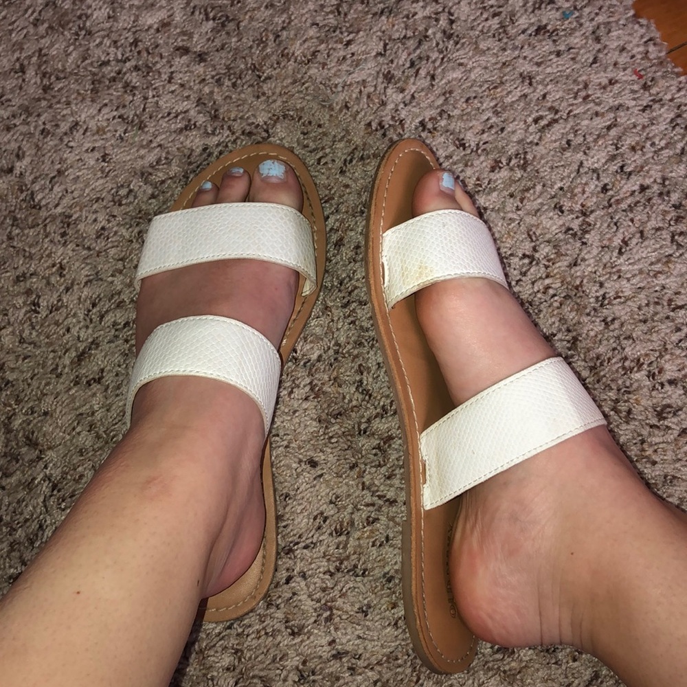 White Sandals